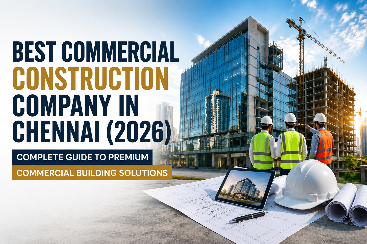Best commercial construction company in Chennai 2026 guide to premium commercial building solutions