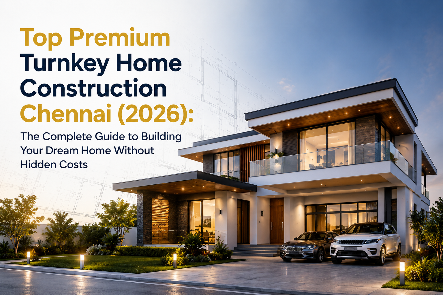 Turnkey home construction Chennai project — completed premium dream home
