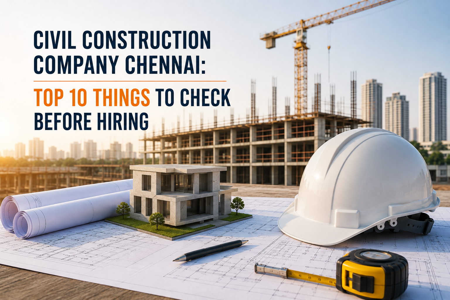 Civil Construction Company Chennai: Top 10 Things to Check Before Hiring