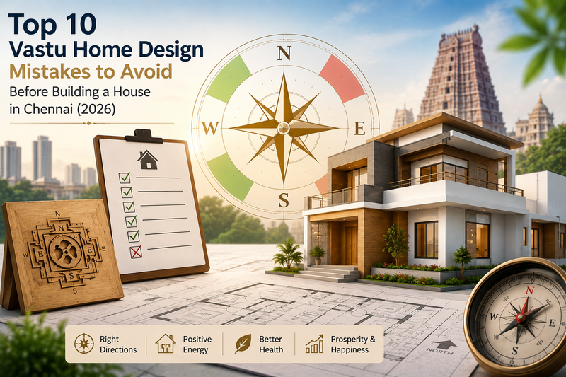 Top 10 Vastu Home Design Mistakes to Avoid Before Building a House in Chennai (2026)