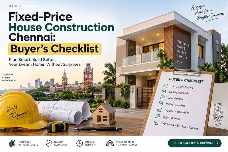 Fixed-Price House Construction Chennai: Buyer’s Checklist