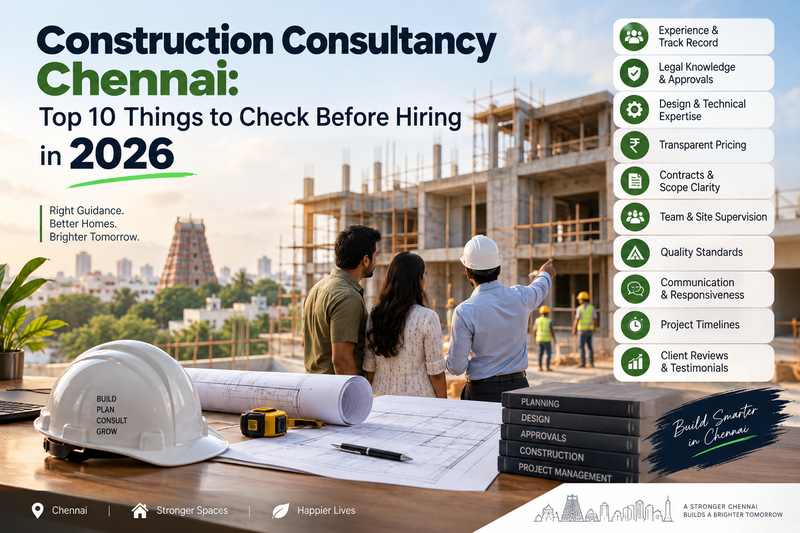 Construction Consultancy Chennai: Top 10 Things to Check Before Hiring in 2026